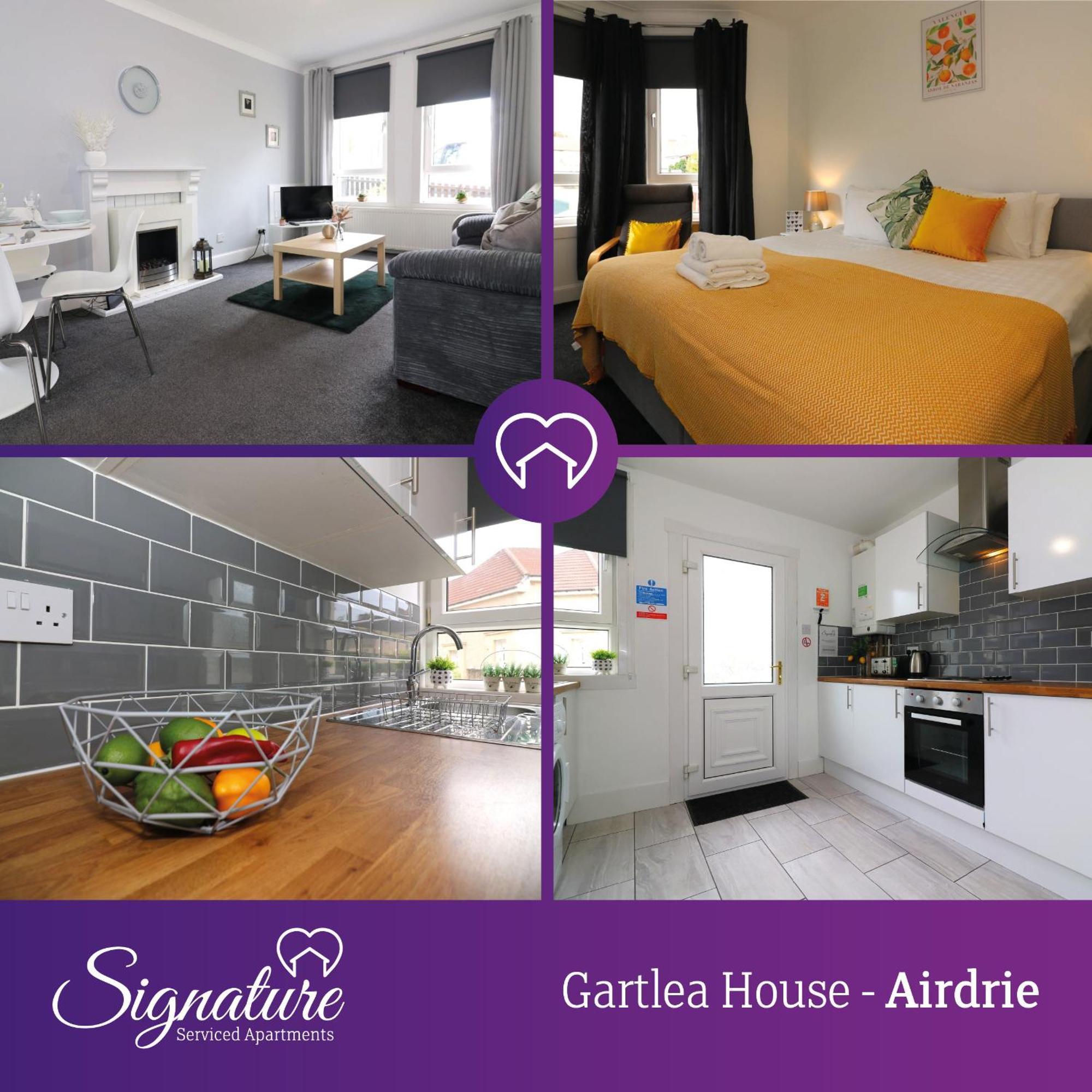 Signature - Gartlea House Apartment Airdrie Luaran gambar